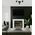 SPOT GU10 X 6 Interior Ceiling Matt BLK OD720mm H120mm Adj