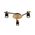 SPOT GU10 X 3 Interior Ceiling Brass & Matt Blk OD510mm H120mm Adj