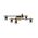SPOT GU10 X 4 Interior Ceiling Brass & Matt Blk OD520mm H120mm Adj