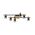 SPOT GU10 X 4 Interior Ceiling Brass & Matt Blk OD520mm H120mm Adj