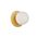 Wall Int S/M G9 Round Opal Diffuser w/ Round White Base