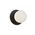 Wall Int S/M G9 Round Opal Diffuser w/ Round Gold Base