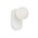 Wall Int S/M G9 Round Opal Diffuser w/ Oblong White Base