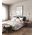 Wall Int S/M ES X 2 Smokey Black 2 x Glass Ellipse w/Chrome RND Bracket L215mm (Up/Dn)
