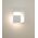 WALL Int S/M City 6W Square Rotatable Wh Dim Tri 3K/4K/5.7K 328 Lm