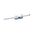 WALL Int S/M 8W LINEAR Ant Brass Tri Dim FR Diff L365 mm 762Lm