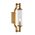 Wall Int S/M SES TUBULAR CLR Glass w/ Black Base