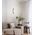 Wall Int S/M SES TUBULAR CLR Glass w/ Black Base