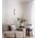 Wall Int S/M SES TUBULAR CLR Glass w/ White Base
