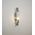 Wall Int S/M SES TUBULAR CLR Glass w/ Black Base