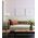 FLOOR ES LGE Blk RND H1475mm w/Wood Veneer Trim