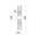 Wall Int S/M 2 x SES Up/Dn 2 x TUBULAR CLR Glass w/ White Base