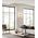 Wall Int S/M 2 x SES Up/Dn 2 x TUBULAR CLR Glass w/ Black Base