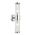 Wall Int S/M 2 x SES Up/Dn 2 x TUBULAR CLR Glass w/ Black Base