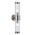 Wall Int S/M 2 x SES Up/Dn 2 x TUBULAR CLR Glass w/ White Base