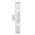 Wall Int S/M 2 x SES Up/Dn 2 x TUBULAR CLR Glass w/ White Base