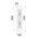 Wall Int S/M 2 x SES Up/Dn CLR Glass Rod w/ Chrome Base