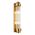 Wall Int S/M 2 x SES Up/Dn CLR Glass Rod w/ White Base