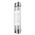 Wall Int S/M 2 x SES Up/Dn CLR Glass Rod w/ Chrome Base