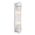 Wall Int S/M 2 x SES Up/Dn CLR Glass Rod w/ Chrome Base