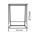 BULKHEAD 12W RECT Wh 3K IP65 Letterbox 770 Lm