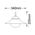 PENDANT ES Matt Wh SUN HAT IP44 OD340mm  Frosted Diff