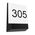 BULKHEAD 12W RECT Wh 3K IP65 Letterbox 770 Lm