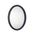 BULKHEAD 12W OVAL Blk 4K IP66 OD330mm 800 Lm