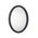 BULKHEAD 12W OVAL Blk 4K IP66 OD330mm 800 Lm