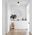 DIY Batten Fitting Smoke (Glass) WINE GLASS OD200mm w/Blk