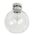 DIY Batten Fitting CLR (Glass) WINE GLASS OD 200mm w/Chrome