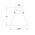 DIY Batten Fitting SML Smoke Glass CONE OD180mm w/Chrome