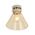 DIY Batten Fitting SML CLR Glass CONE OD180mm w/Chrome