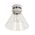 DIY Batten Fitting SML Smoke Glass CONE OD180mm w/Blk