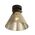 DIY Batten Fitting SML Smoke Glass CONE OD180mm w/Chrome