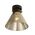 DIY Batten Fitting SML CLR Glass CONE OD180mm w/Blk