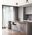 DIY Batten Fitting SML CLR Glass CONE OD180mm w/Chrome