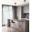 DIY Batten Fitting SML Smoke Glass CONE OD180mm w/Chrome