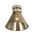 DIY Batten Fitting SML Smoke Glass CONE OD180mm w/Chrome
