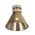 DIY Batten Fitting SML Smoke Glass CONE OD180mm w/Chrome