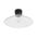 DIY Batten Fitting LGE CLR Glass CONE OD300mm w/Chrome