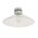DIY Batten Fitting LGE CLR Glass CONE OD300mm w/Chrome