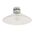 DIY Batten Fitting LGE CLR Glass CONE OD300mm w/Chrome