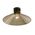DIY Batten Fitting LGE CLR Glass CONE OD300mm w/Chrome