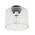 DIY Batten Fitting CLR Glass OBLONG OD180mm w/Chrome