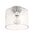 DIY Batten Fitting CLR Glass OBLONG OD180mm w/Chrome