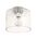 DIY Batten Fitting CLR Glass OBLONG OD180mm w/Chrome