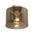 DIY Batten Fitting CLR Glass OBLONG OD180mm w/Chrome