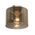 DIY Batten Fitting CLR Glass OBLONG OD180mm w/Chrome