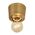 DIY Batten Fix Cover Polished Brass OD90mm